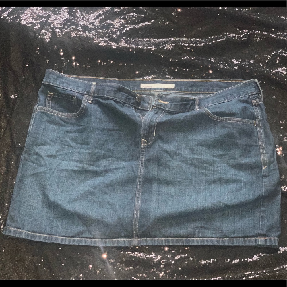 Short Denim Jean Skirt